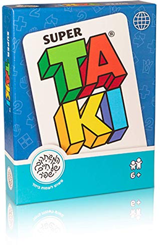 AMIGO Super Taki Playing Cards Game For Adults and Kids, Blue Box