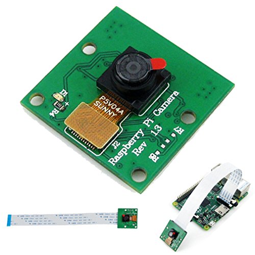 HiLetgo OV5647 5MP Camera OV5647 Camera Module Raspberry Pi Camera for Raspberry Pi A/B+/2 Model B with Cable