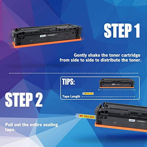 INK E-SALE Replacement for CF400X CF401X CF402X CF403X 201X CF400A Toner Cartridge for use with Color LaserJet Pro MFP M277dw M252dw MFP M277n M252n Printer, 4 Pack | The Storepaperoomates Retail Market - Fast Affordable Shopping