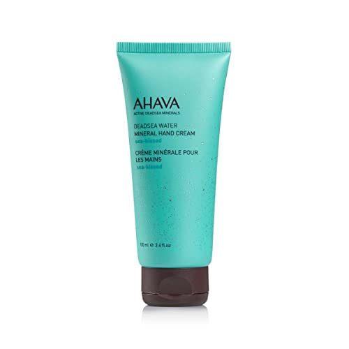 AHAVA Dead Sea Mineral Hand Cream, Sea-Kissed, Hand Moisturizer, Hand Lotion 3.4 Fl Oz.