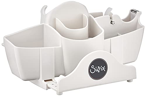 Sizzix (White), Big Shot Accessory Tool Caddy, 661081 11 inches x 5.25 inches x 4.5 inches