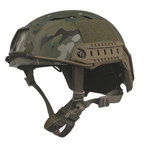 LOOGU Fast BJ Base Jump Protective Helmet with 12-in-1 Headwear (MC)