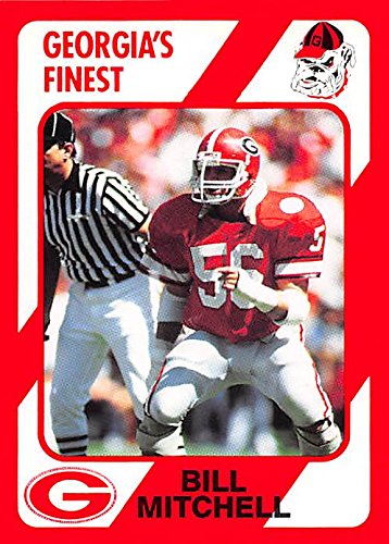 Bill Mitchell Football card (Georgia) 1989 Collegiate Collection #188 Linebacker