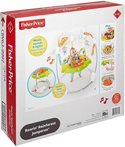Fisher-Price Jumperoo: Roarin’ Rainforest | The Storepaperoomates Retail Market - Fast Affordable Shopping