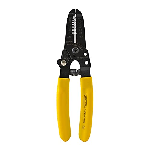Miller 721 Multiwire Stripper and Cutter for Professional Technicians, Electricians, and Installers, Easily Portable Tool, 3.8 Ounces