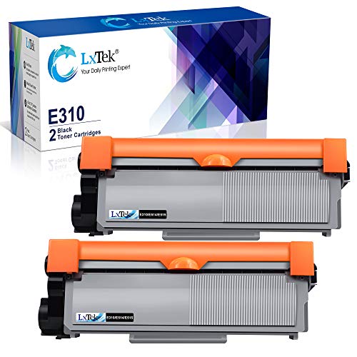 LxTek Compatible Toner Cartridge Replacement for Dell E310dw P7RMX PVTHG 593-BBKD E310 E514 E515 to use with Wireless Monochrome E310dw E515dw E514dw E515dn Printer(2 Black, High Yield 2600 Pages)