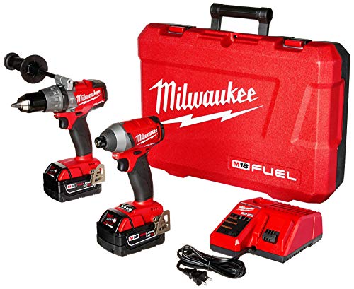 Milwaukee 2897-22 M18 Fuel 2-Tool Combo Kit, Red