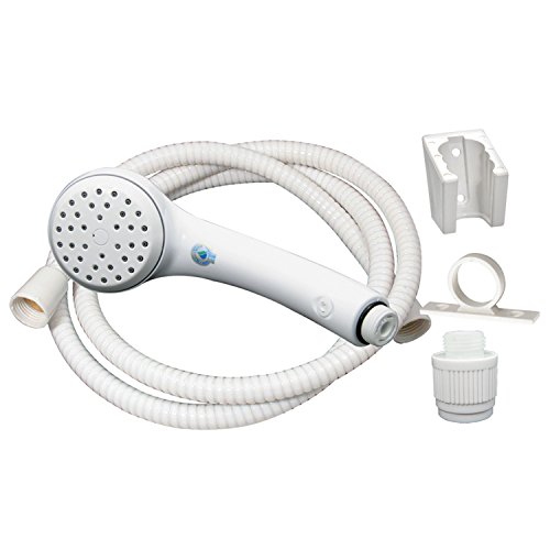 Valterra Phoenix Faucets PF276050 AirFusion Single-Function Shower Kit with Flow Controller – White