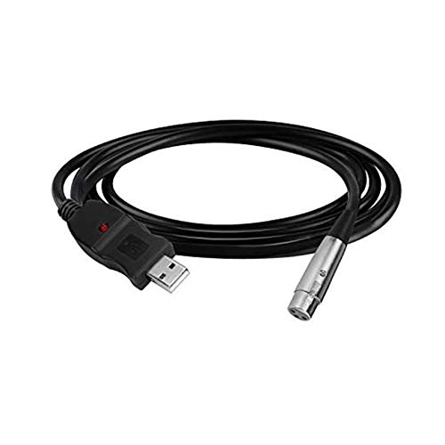 XLR Cable, VAlinks 10FT 3PIN XLR Female Microphone Cable Studio Audio Cable Connector Cords Adapter for Microphones or Instruments Recording Karaoke Singing – 3m/10ft