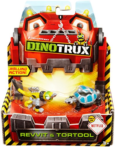 Dinotrux Diecast, Revvit & Tortool (2-pack)