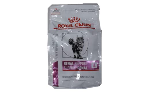 Royal Canin Veterinary Diet Feline Renal Support A Dry Cat Food, 3 lb