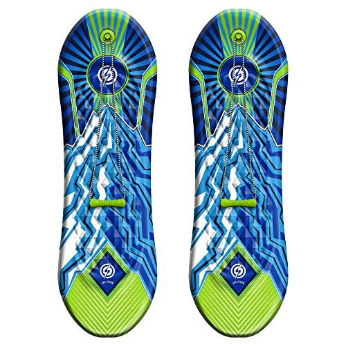 Sno-Storm 48″ Snowboard 2PK // Foam Soft Winter Snow Sled for Adults and Kids, Mix (709960)
