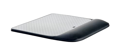 3M Precise Mouse Pad with Gel Wrist Rest, Soothing 3M Gel Technology and Satin Smooth Cover for All Day Comfort, Optical Mouse Performance and Battery Saving Design (MW85B)