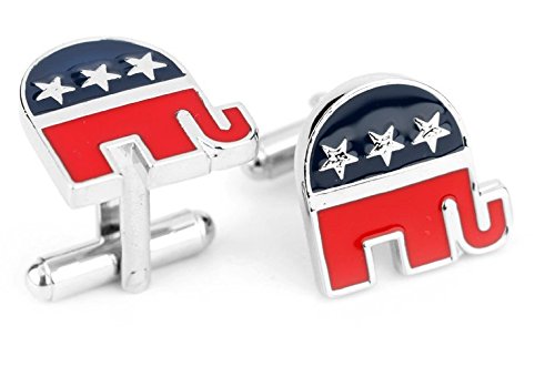 Republican Elephant Cufflink – Donald Trump Shipped from USA. – Republican Presidential Memorabilia