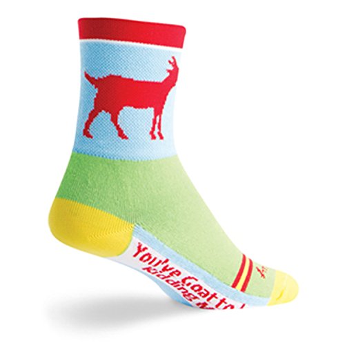 SockGuy, Goat, Classic Sock, Sporty and Stylish, 4 Inches – Small/Medium