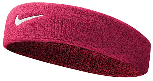 Nike Swoosh Headband OSFM,Vivid Pink/White
