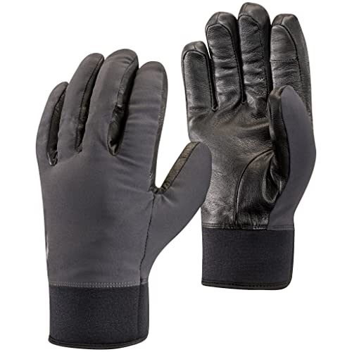 Black Diamond Heavyweight Softshell Gloves, Smoke, Medium