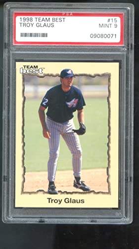 1998 Team Best Troy Glaus PSA 9 Graded Rookie Card RC