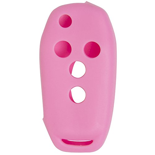 Keyless2Go Replacement for New Silicone Cover Protective Case for Select Flip Remote Key Fobs N5F-A08TAA 164-R7986 – Pink