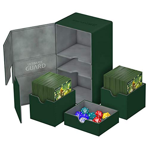 Ultimate Guard Twin Flip´n´Tray Deck Case 200+ Green