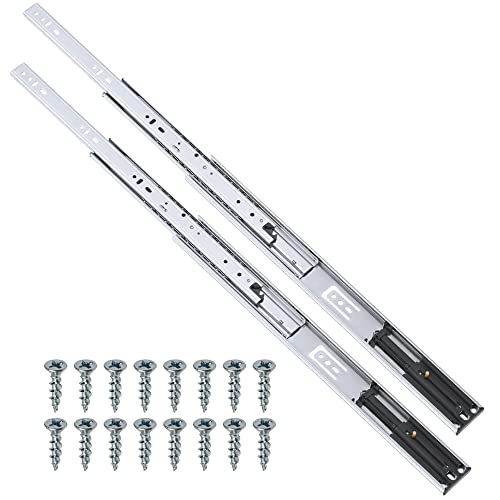 Pair of 12″ Rok Hardware Soft Close Drawer Slides, Full Extension, Ball Bearing, 100 lb Weight Capacity – Available in 12″, 14″, 16″, 18″, 20″, 22″ and 24″ Lengths