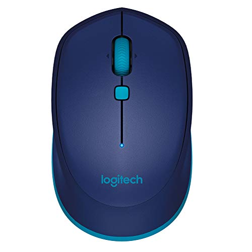 Logitech M535 Compact Wireless Mouse with 10 Month Battery Life works with any Bluetooth Enabled Computer, Laptop or Tablet running Windows, Mac OS, Chrome or Android, Blue
