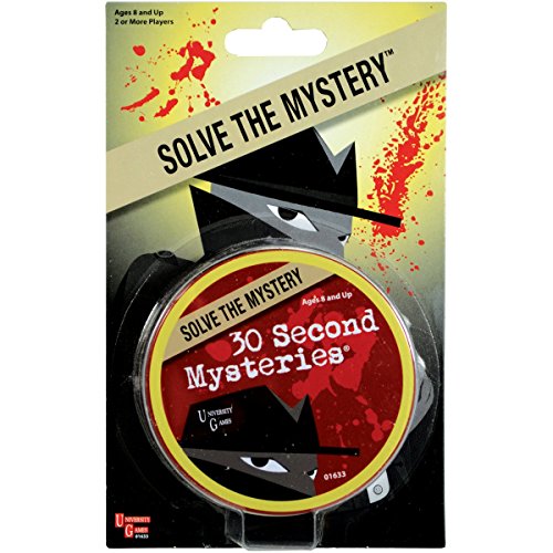 University Games Mystery, Mind and Logic – 30 Second Mysteries Red