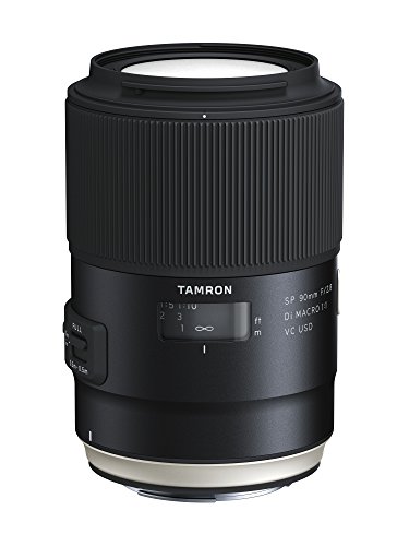 Tamron AFF017C700 SP 90mm F/2.8 Di VC USD 1:1 Macro for Canon Cameras (Black) – International Version