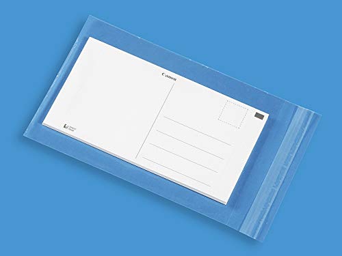Uline 5-1/2″ x 7-1/2″ Clear Resalable A7 Card Envelopes Polypropylene Cello Bags, 1.5 mil (S-13259)