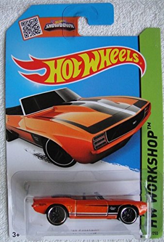 Hot Wheels, 2015 HW Workshop, ’69 Camaro [Orange] Die-Cast Vehicle #241/250