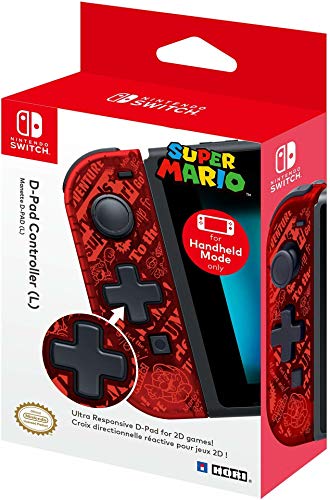 HORI D-Pad Controller (L) (Mario) Officially Licensed – Nintendo Switch