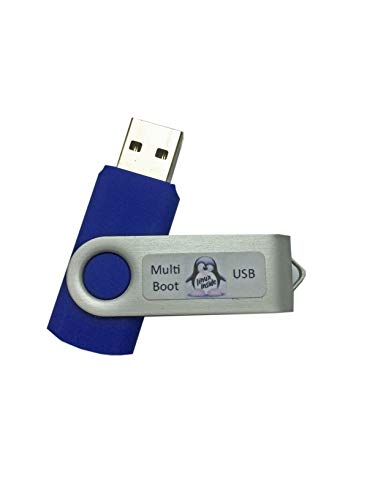 Universal 6-in-1 Linux Best Operating Systems Collection Install Recovery MultiBoot Bootable Live USB Flash Thumb Drive for PCs and MACs