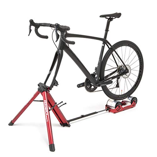 Feedback Sports Omnium Over-Drive Portable Bike Trainer with Travel Bag,Red