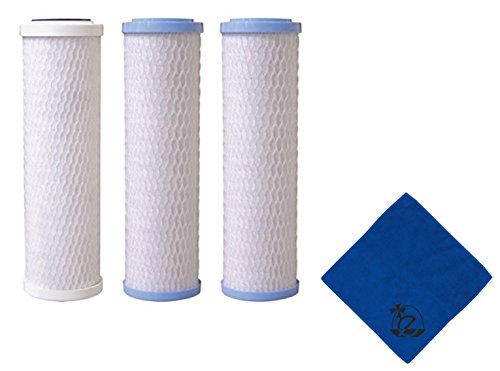 Krystal Pure Replacement Filters KR15 Reverse Osmosis System and Especial Cosas Microfiber Towel
