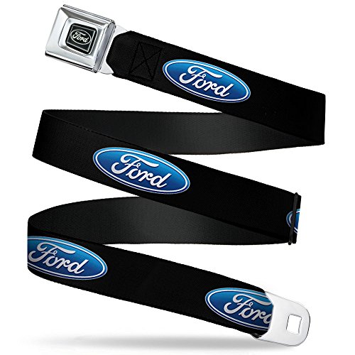 Buckle-Down Seatbelt Belt Ford Regular, 1.5″ Wide – 24-38 Inches in Length