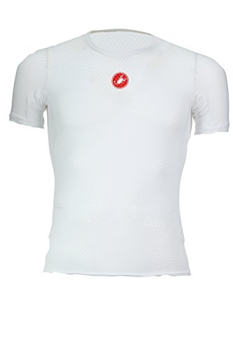 Castelli Pro Issue Short-Sleeve Baselayer – Men’s White, XL