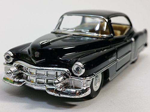 Kinsmart 1953 Cadillac Series 62 Black 2 Door Coupe 1/43 O Scale Diecast Car