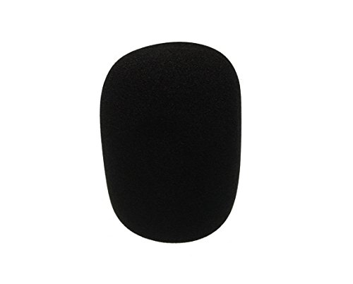 Tetra-Teknica Extra Extra Large Foam Windscreen for MXL GENESIS, Audio Technica, and Other Large Microphones, Color Black