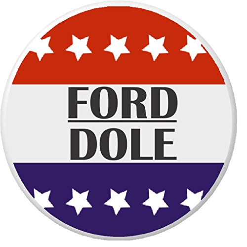 Ford / Dole Red White Blue Stars 2.25″ Keychain Gerald / Bob