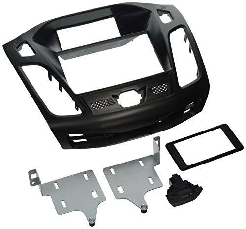 Scosche FD6200B Compatible with 2012-Up Ford Focus ISO Double DIN Dash Kit, non-Nav models Black
