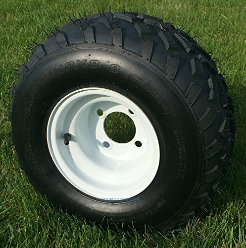 RHOX RXAL 18×8-8 All Terrain Golf Cart Tires and 8″ White Steel Golf Cart Wheels Combo – Set of 4 | The Storepaperoomates Retail Market - Fast Affordable Shopping