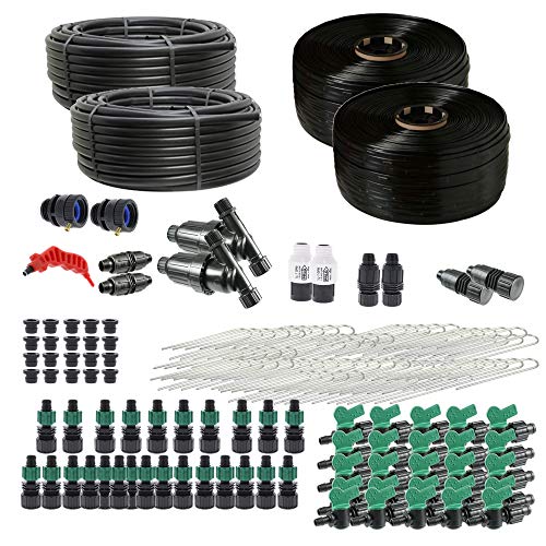 Drip Tape Irrigation Kit for Small Farms Water up to 25 Rows