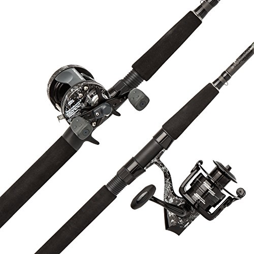 Abu Garcia Catfish Commando Fishing Rod and Reel Combo, 7 Feet, Medium Heavy Power, Black | The Storepaperoomates Retail Market - Fast Affordable Shopping