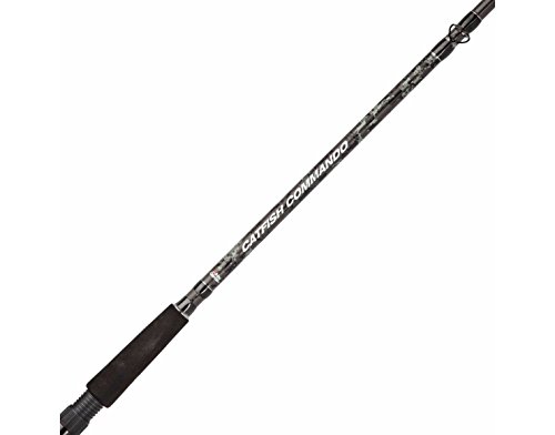Abu Garcia Catfish Commando Fishing Rod and Reel Combo, 7 Feet, Medium Heavy Power, Black | The Storepaperoomates Retail Market - Fast Affordable Shopping