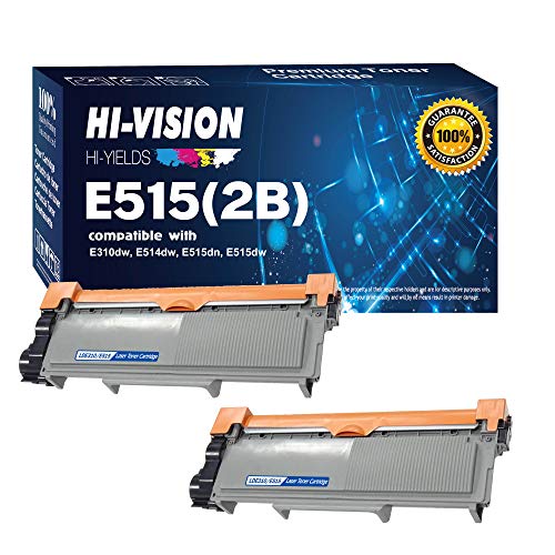 HI-Vision® (2-Pack) Compatible 593-BBKD (PVTHG) Toner Cartridge Replacement for Dell E310dw E514dw E515dw E515dn