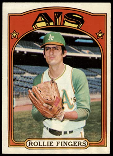 1972 Topps # 241 Rollie Fingers Oakland Athletics (Baseball Card) EX Athletics
