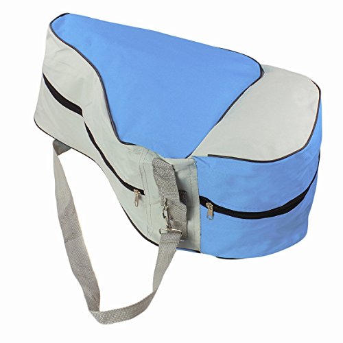 CTKcom Premium Skate Bag-Waterproof Skate Tote with Adjustable Shoulder Straps,Blue