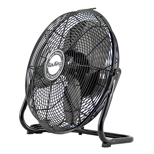 Air King 3 Speed 1/6 HP 120 Volt 20 Inch Enclosed Pivoting Floor Fan 9220