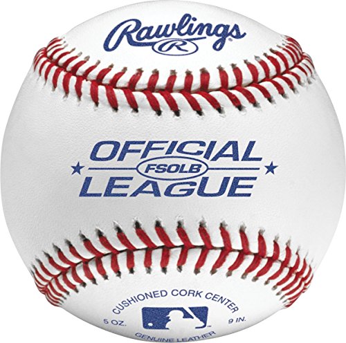 Rawlings | FLAT SEAM Official League Baseballs | FSOLB | Youth/14U | Recreational Use Practice | 12 Count