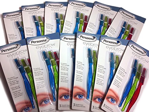Personna Eyebrow Shaper for Men and Women – 12 Count